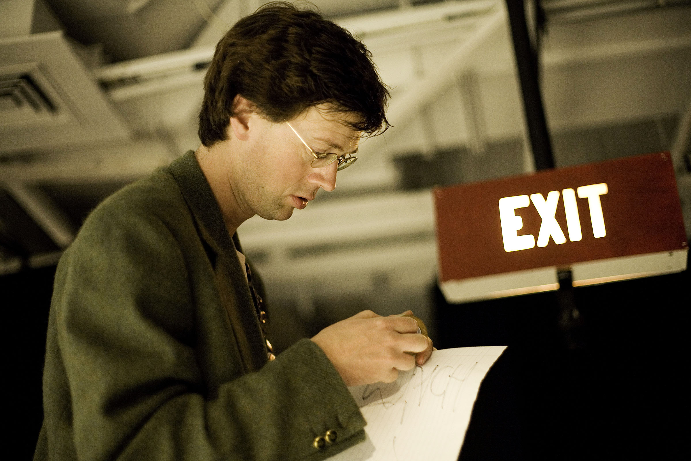 Manchán Magan in Broken Croí/Heart Briste. Photo by Fiona Morgan.