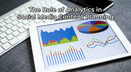 Analytics in Social Media Content Planning - blog article feature image.