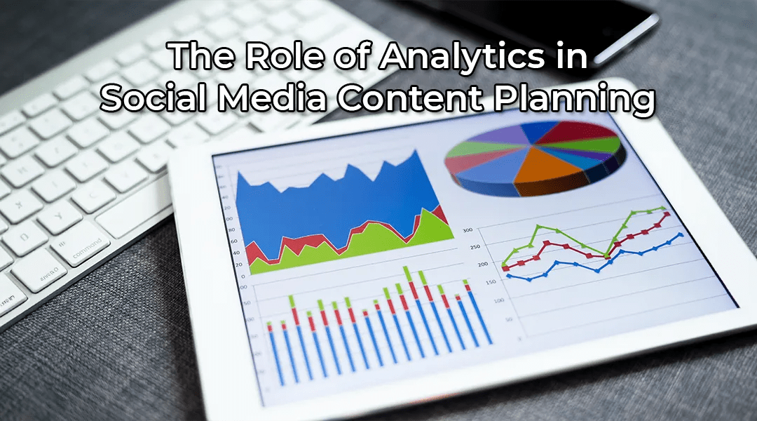 Analytics in Social Media Content Planning - blog article feature image.