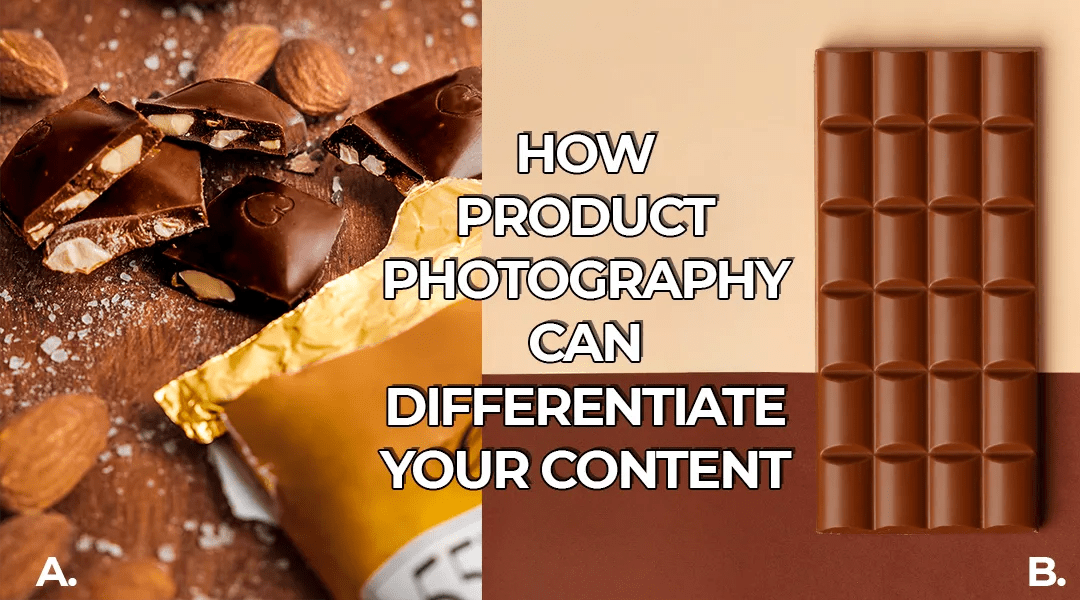 How Product Photography Can Differentiate Your Content and Drive Sales - a blog article feature image.
