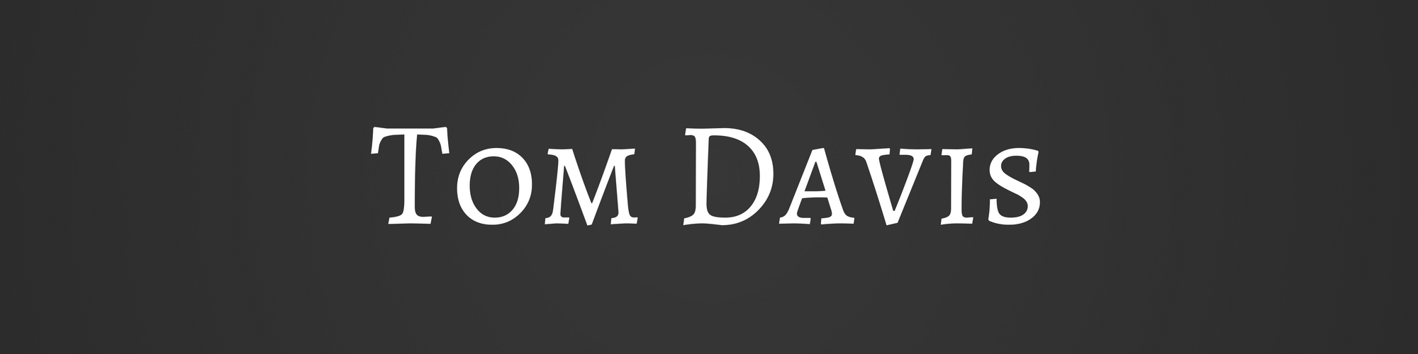 Tom Davis Author