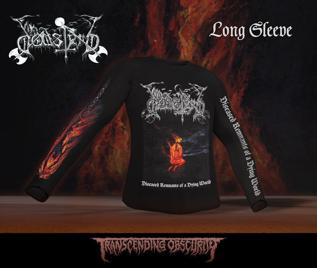 DØDSFERD - Album Artwork Long Sleeve T-shirt (Limited to 25 nos
