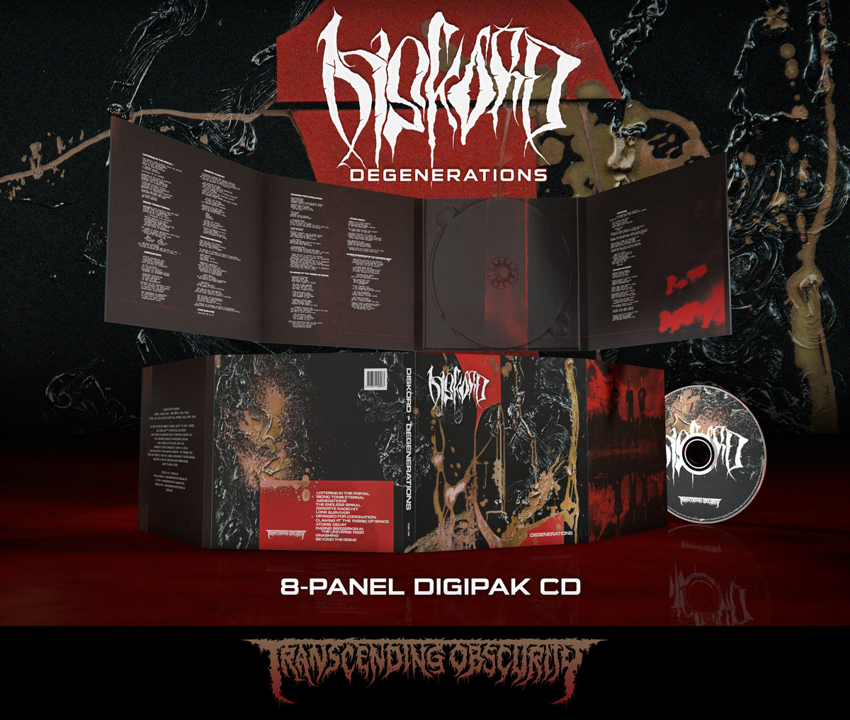 DISKORD - Degenerations 8-Panel Digipak CD