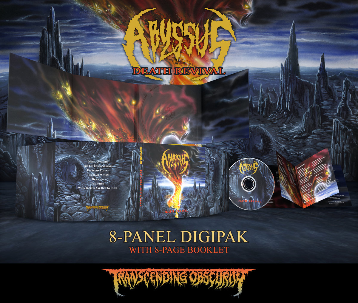 ABYSSUS - Death Revival 8-Panel Digipak CD with 8-Page Booklet