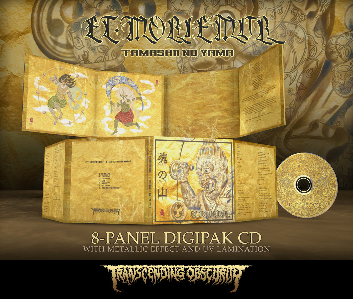 ET MORIEMUR - Tamashii No Yama 8-Panel Digipak CD with Metallic Effect and UV Lamination