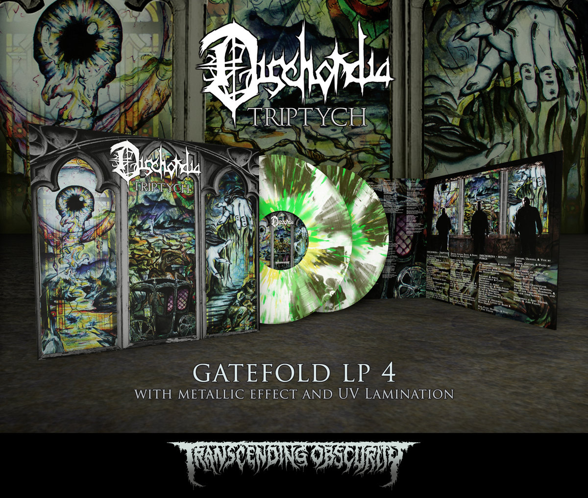 DISCHORDIA - Triptych Gatefold 2xLP with Metallic Effect and
