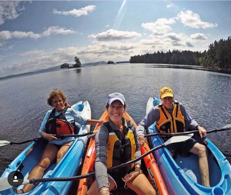 Room for 125 people overlooking diamond lake . Where to Kayak Around Camp Â« Tomhegan Wilderness Cabins