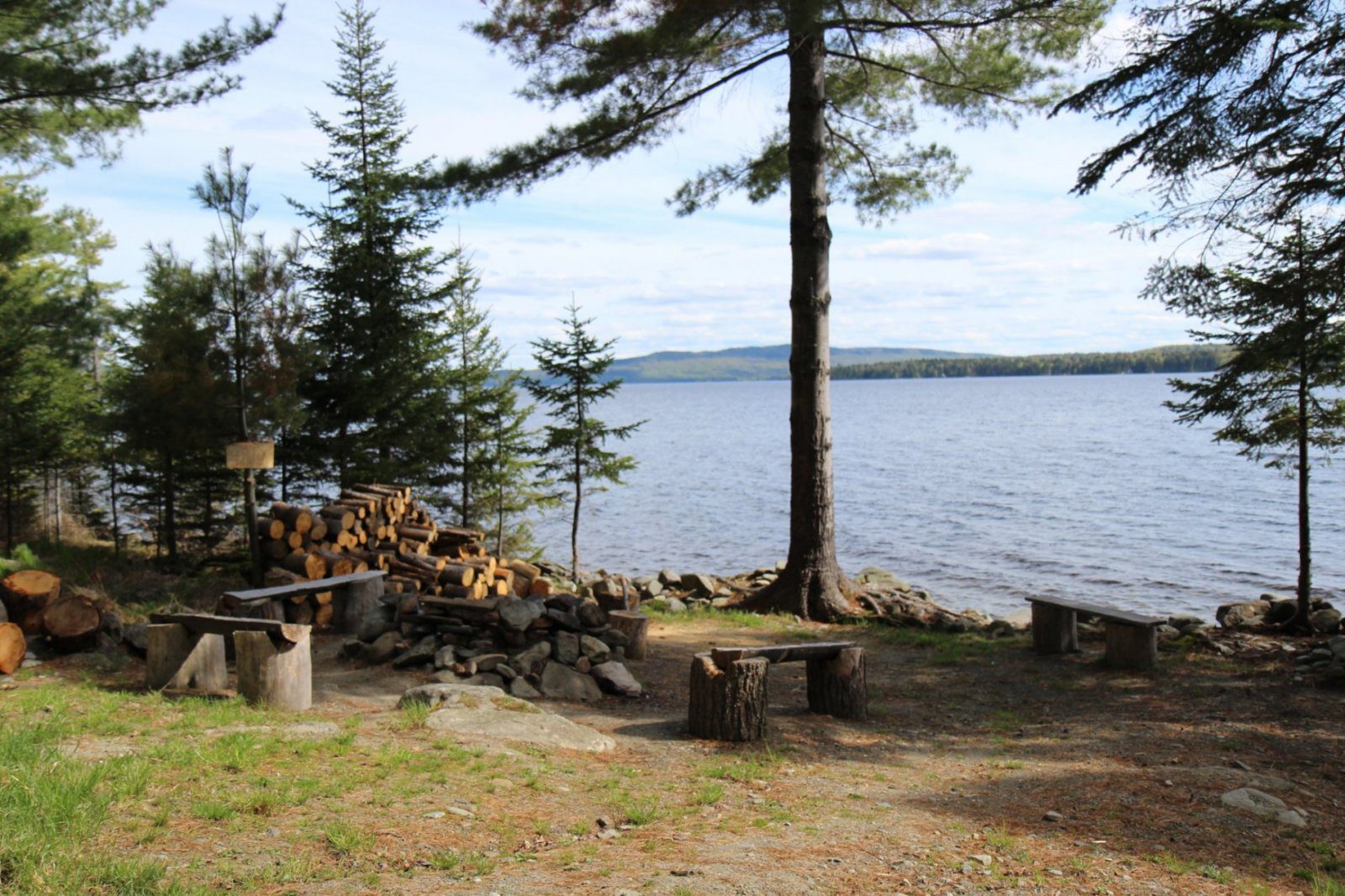 It's time to visit ramona lake cabins in red feather lakes. Cabin1Firepit Â« Tomhegan Wilderness Cabins - Moosehead