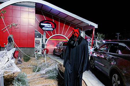 Tunnel of terror at tommy's express