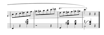 Ending of repeat of Quaver Section