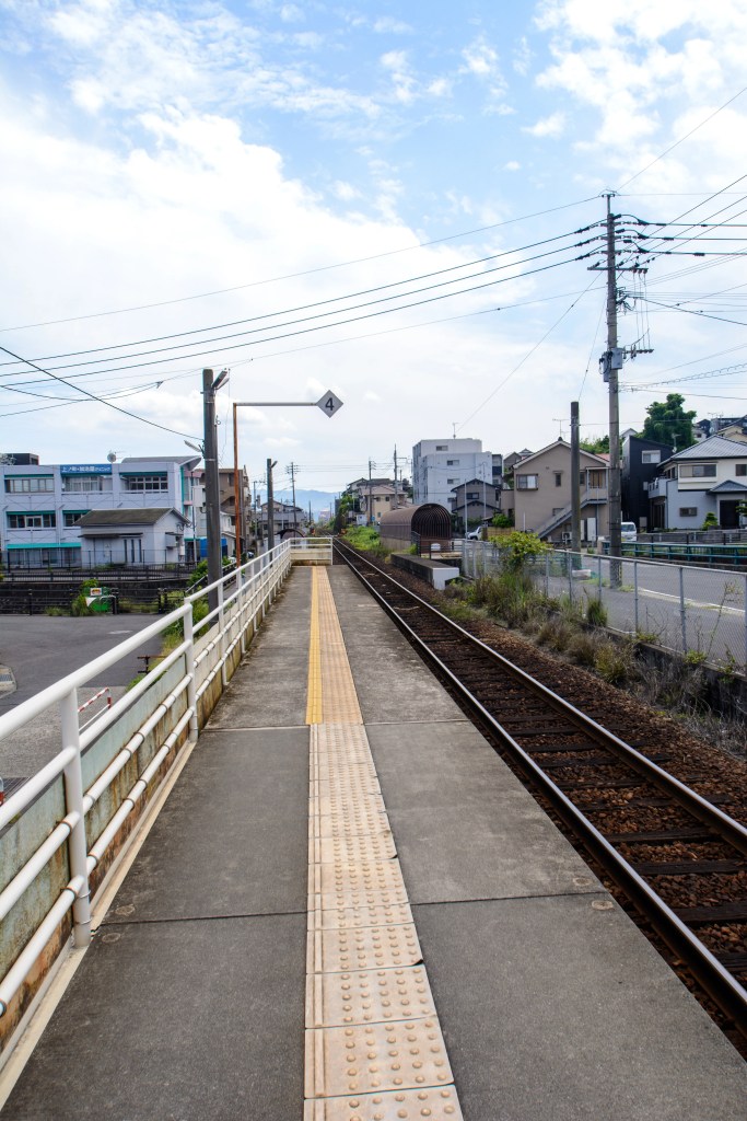 こちらは谷山駅方面の眺め。