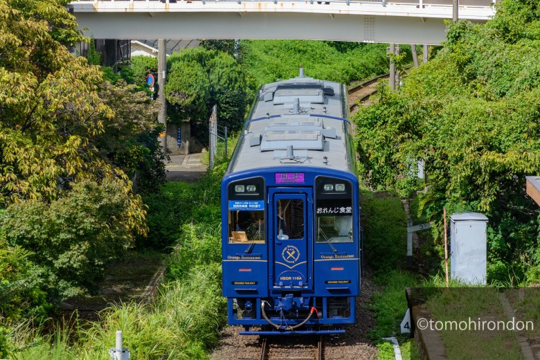 右下にちらっと見えているのは南鹿児島駅の旧ホーム。