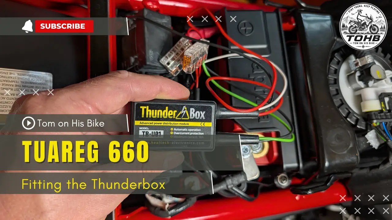 Installing the HealTech ThunderBox to my Aprilia Tuareg 660