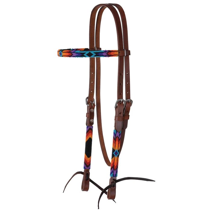  Infinity Wrap Browband Headstall - Vibrant