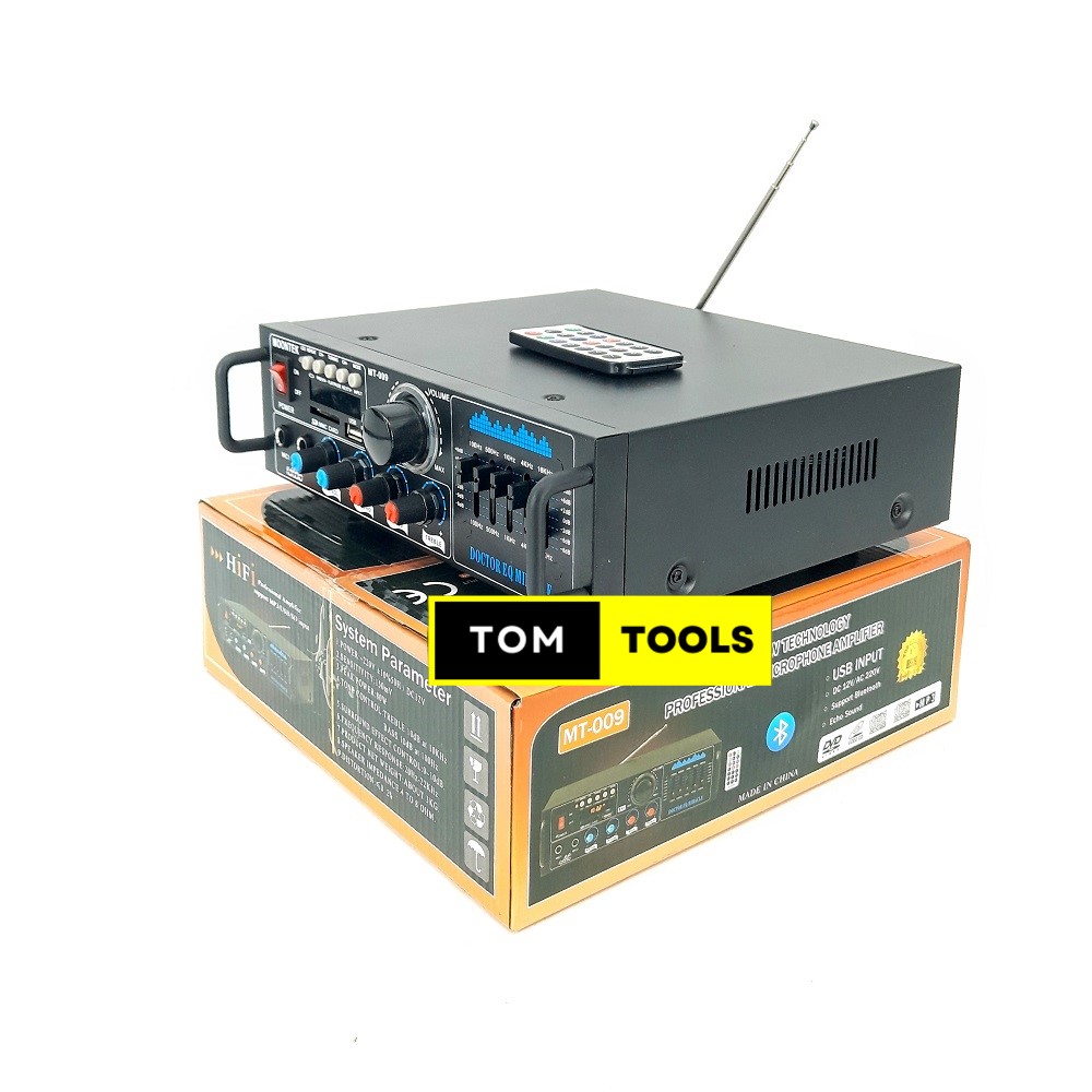 Moontek 009 Two Mic Input BlueTooth Stereo Audio Amplifier