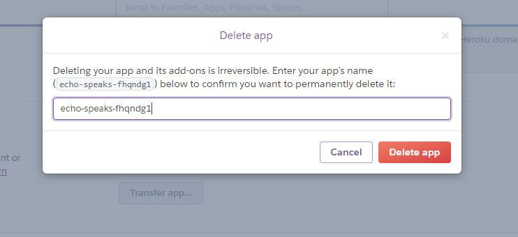 Server Removal Reset Echo Speaks Documentation - Premium Dark Pattern Gallery - Mobile