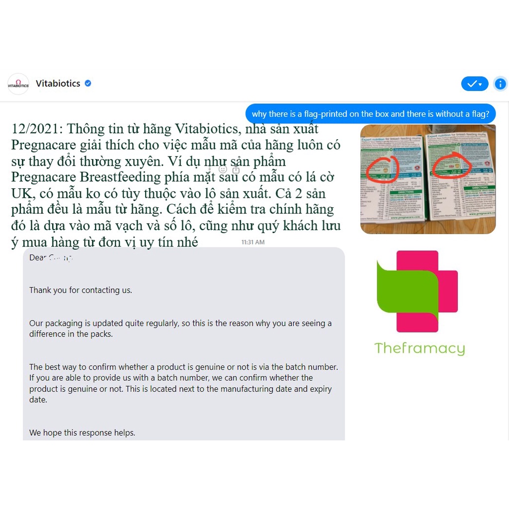 Vitamin tổng hợp Pregnacare Breastfeeding, Anh (84 viên) giúp lợi sữa và tăng cường đề kháng cho mẹ cho con bú sau sinh - Image 3