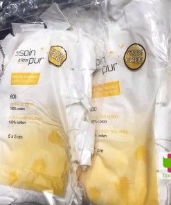 Bông tẩy trang hữu cơ Tetra Le Soin à l'Etat pur, Pháp (500 miếng) tẩy sạch bụi bẩn và lớp trang điểm cho mọi loại da - Image 3