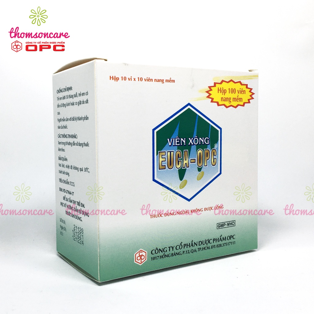 Viên xông tinh dầu, phòng ngừa cảm cúm, sát trùng mũi họng OPC từ thảo dược - Image 5