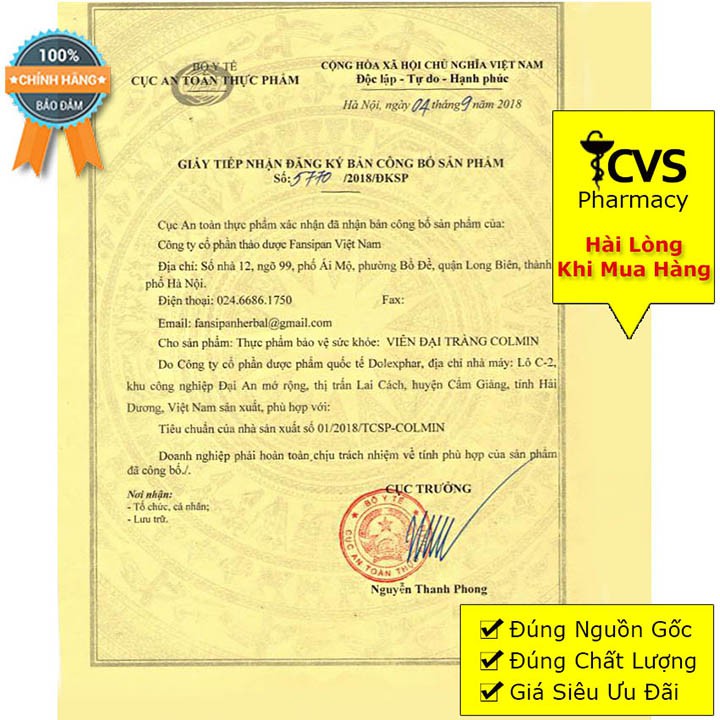 Viên uống Colmin / Viên đại tràng Colmin – Hỗ trợ người bị đại tràng - Image 7