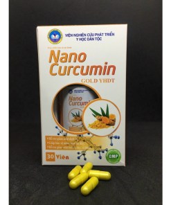 (Hiệu quả tốt, giá rẻ) Nano curcumin Gold (Viện NCPT Y học Dân Tộc) - Hộp 30 viên