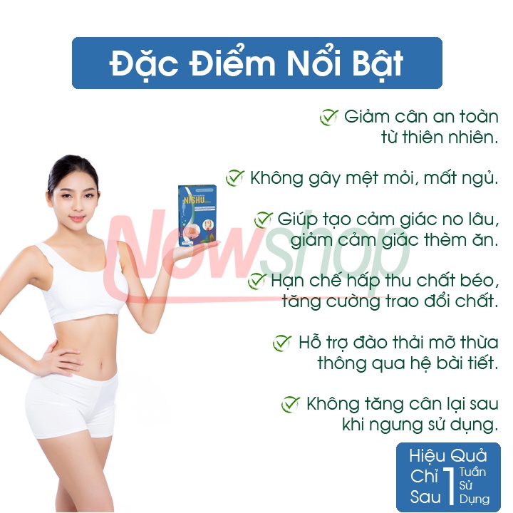 Viên uống giảm cân nhanh tại nhà Nishu Slim giúp đào thải mỡ thừa cấp tốc và giữ dáng sau sinh hiệu quả an toàn-TKU - Image 4
