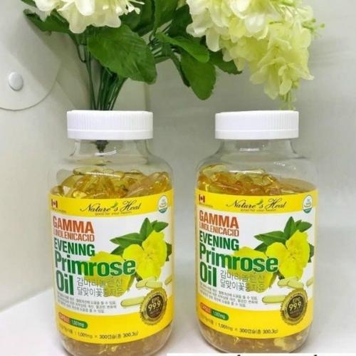 Viên Uống Tinh Dầu Hoa Anh Thảo Hàn Quốc Gamma Linolenic Acid, Làm đẹp da, cân bằng nội tiết tố nữ, ngăn rụng tóc-TKU - Image 3