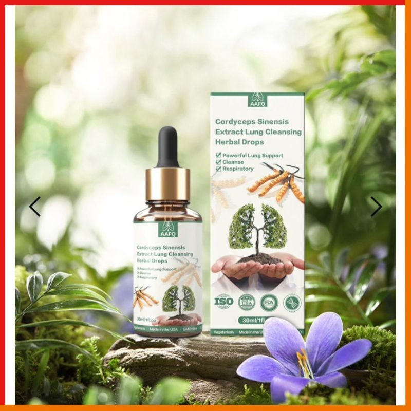 Sẵn Xịt Làm Sạch Phổi Nhật Bản, Serum làm sạch Chiết Xuất Đông Trùng Hạ Thảo - HTstore-TKUShop - Image 2