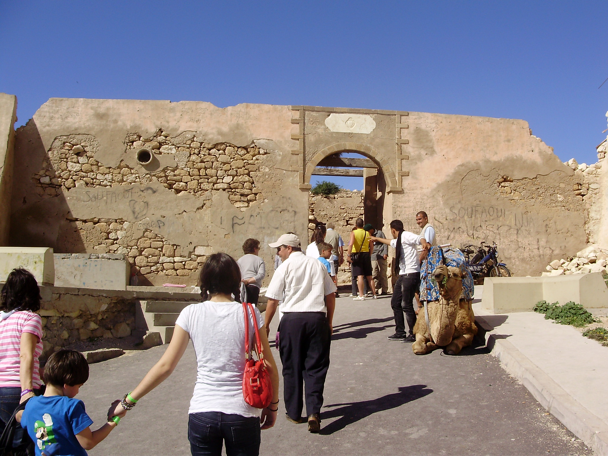 Restored 'original' gate into the old kasbah of Agadir
