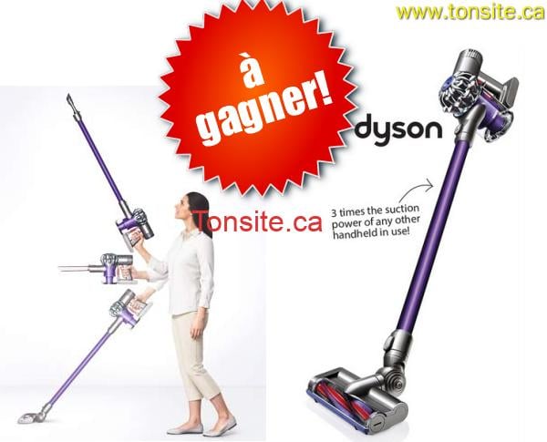 Concours Déco Découverte Gagnez un aspirateur sans fil Dyson DC62