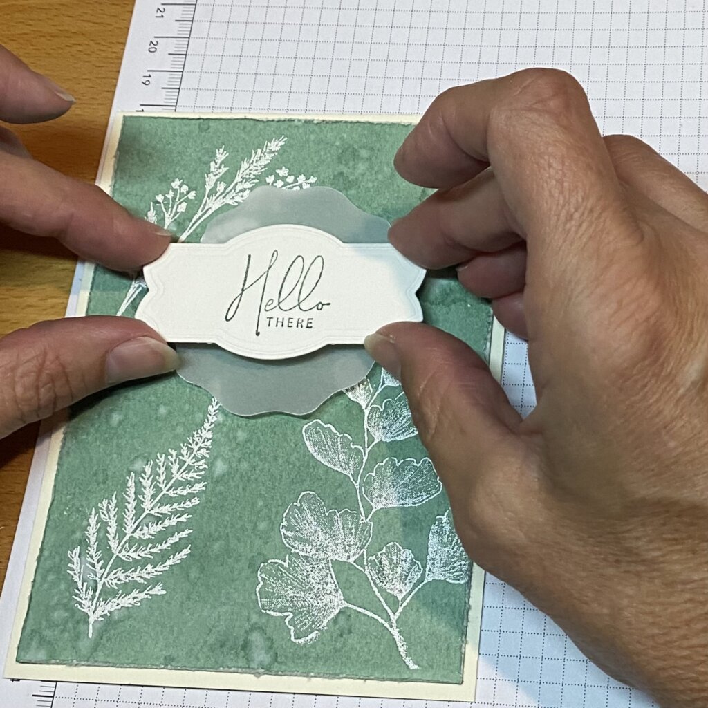 Attach label using dimensionals