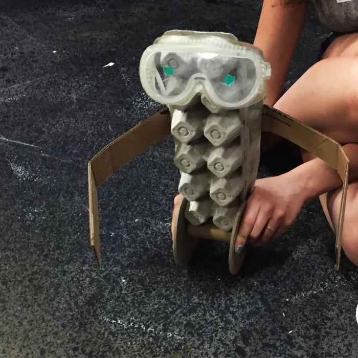 puppet found object fuemmeler