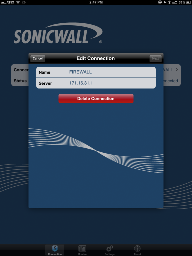 Mobile Connect Setup on iPad