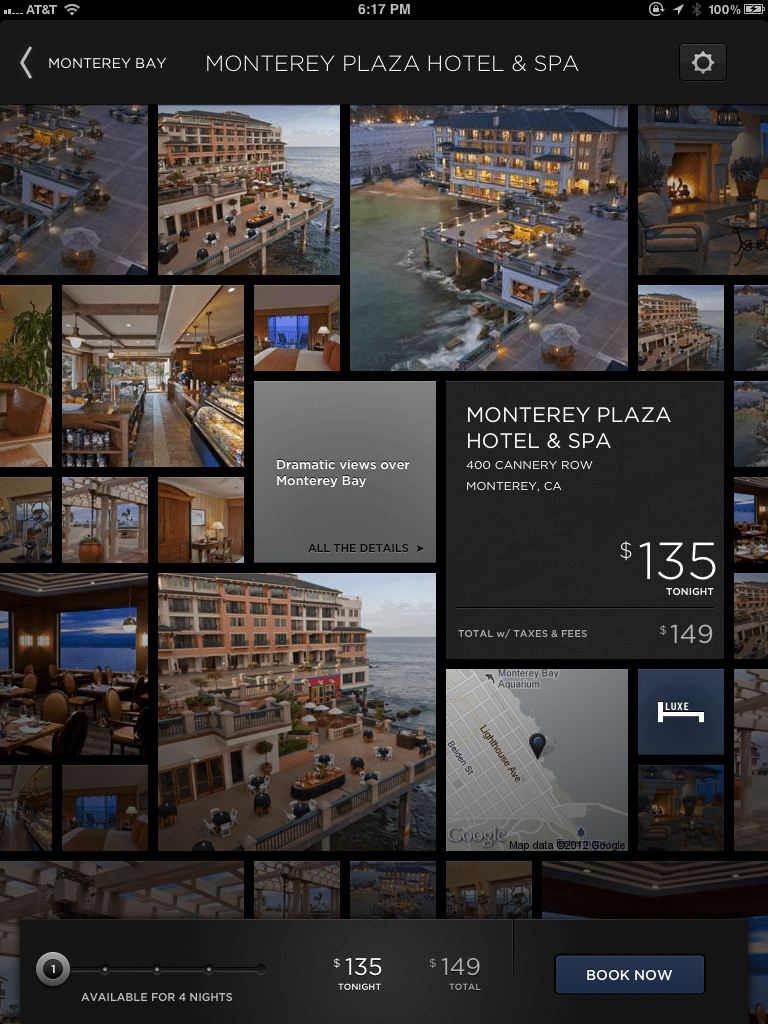 Monterey Plaza Hotel and Spa Tiled