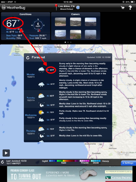 Weatherbug Bug
