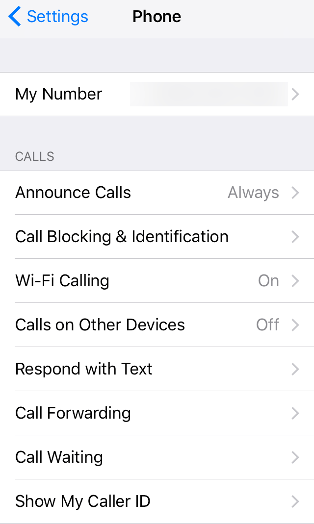 Settings/Phone My iPhone 6s Phone Would Not Ring But I Found The Answer