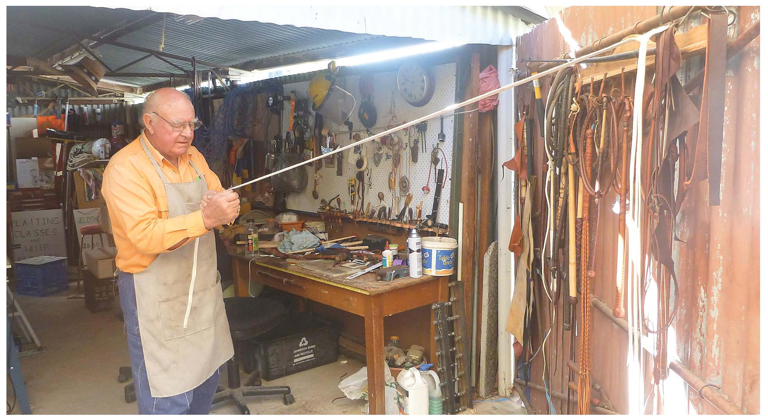 Tony Angel, Whipmaker