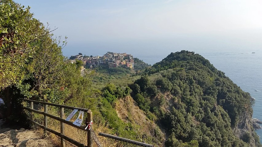 Corniglia in the distance