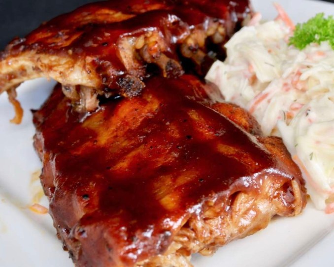 Little Tip Juicy and tender BBQ spare ribs from the oven