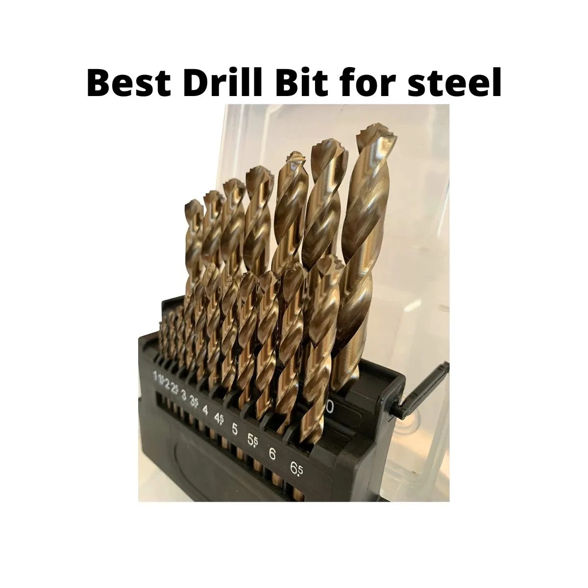 Drill bits for steel