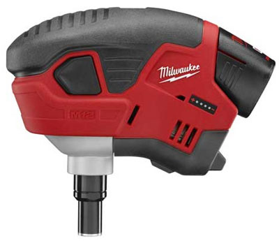 Milwaukee M12 Cordless Palm Nailer with RedLithium Battery