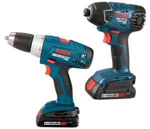 Bosch 18V Drill and Impact Driver Combo 12-2010 Recommendations