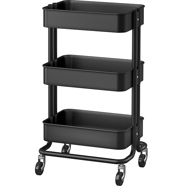 廃盤品 IKEA RÅSKOG ロースコグ バースツール ブラック Ikea Raskog Cart – a Cheap and Versatile Rolling Helper