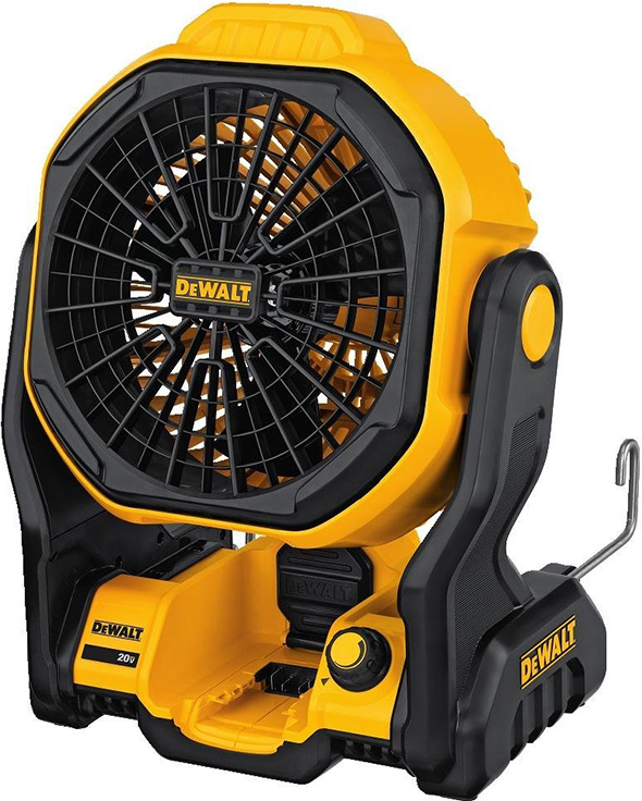 The batteries won't run out when you're working. Deal: Dewalt Cordless Fan (Save $20)