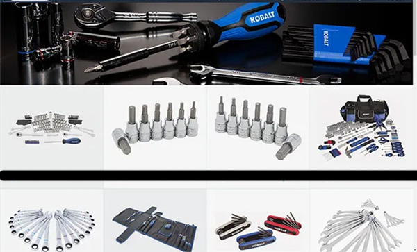 Kobalt Tool Store at Amazon Splash Page