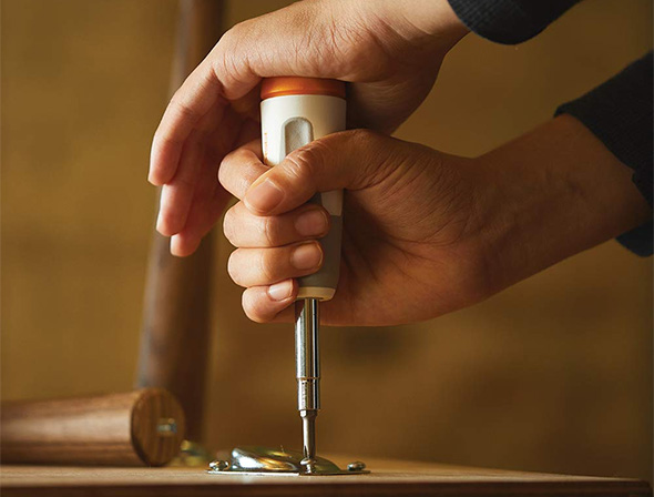 Fiskars Multi-Bit Screwdriver Rotating End Cap