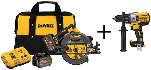 Dewalt FlexVolt Circular Saw and Drill Deal Bundle
