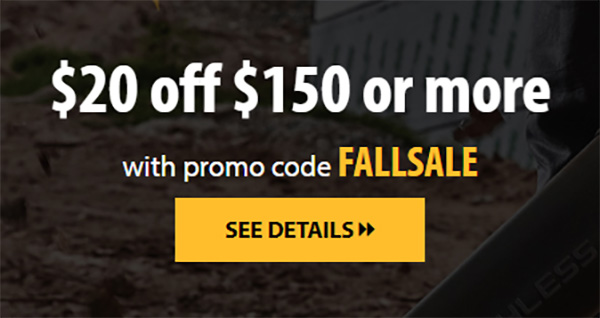 Acme Tools Fall 2020 Coupon Code on Dewalt Tools