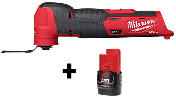 Milwaukee M12 Fuel Oscillating Multi-Tool with Battery