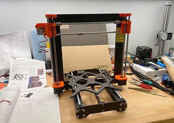Prusa 3D Printer XYZ Frame Completed